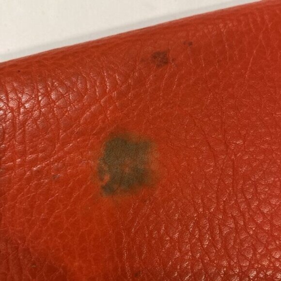 Fossil orange pebbled leather wallet - Picture 11 of 11